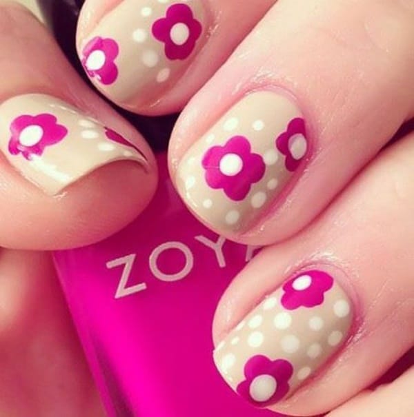 Flower Nail Art Tutorial Easy 22 The Lazy Way To DESIGN