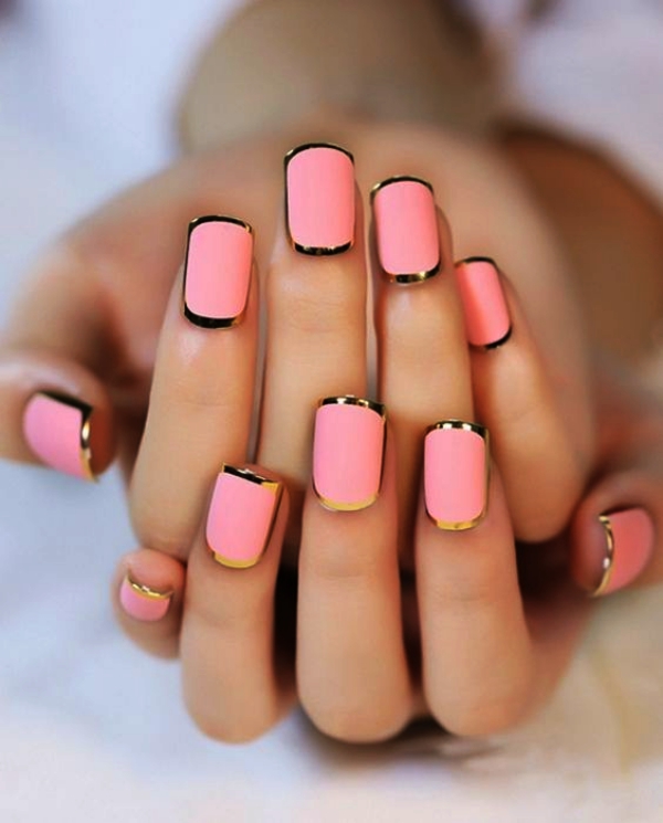 Cute Pink Nail Art Designs for Beginners