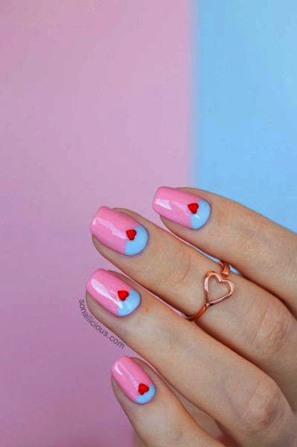 Cute Pink Nail Art Designs for Beginners