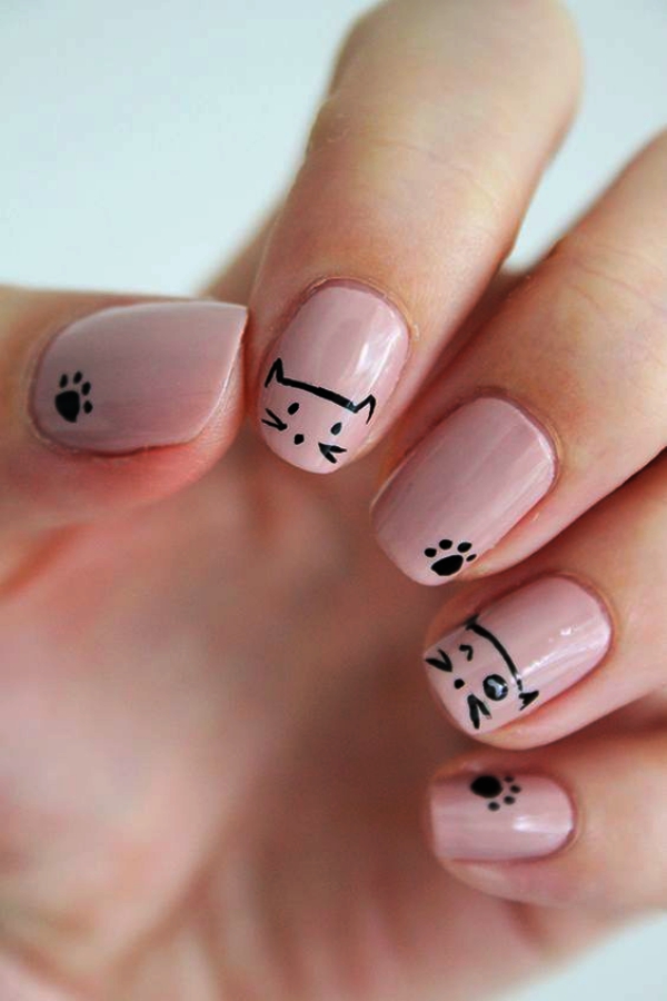 70 Cute Pink Nail Art Designs for Beginners