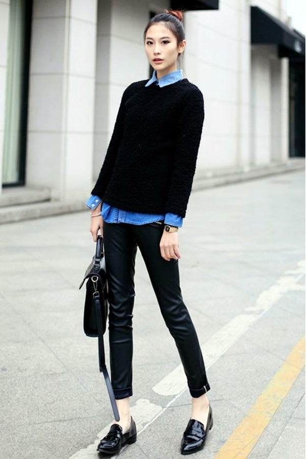 Chic Sweater Outfits for Teens (2)