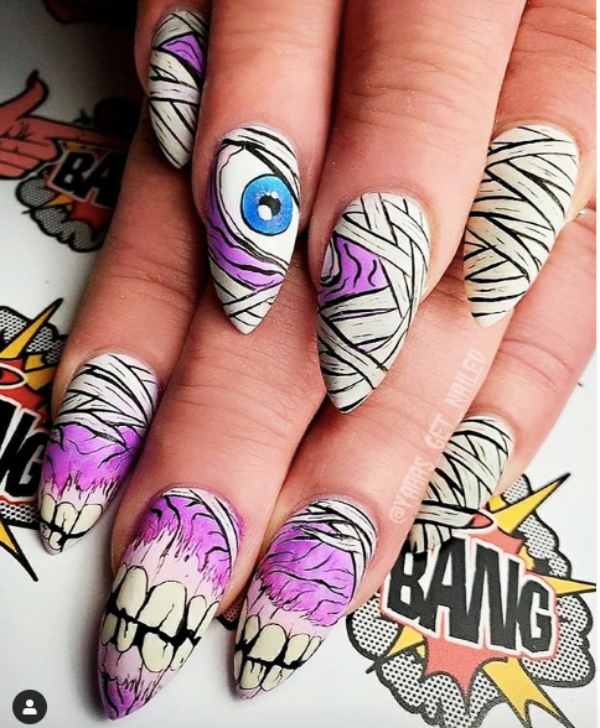 Halloween Nail Art Designs and Ideas