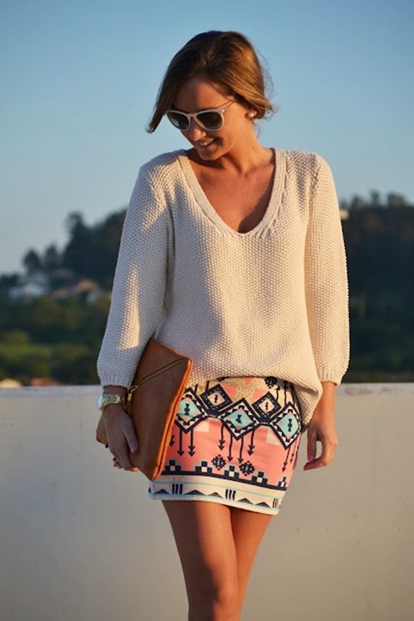 Unique Ideas to wear Summer Outfits in Winter15