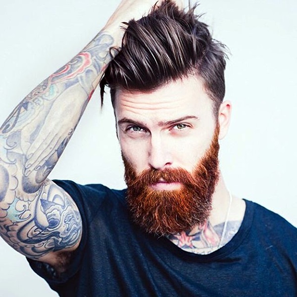 Cute Short and Full Beard Styles for Men (10)