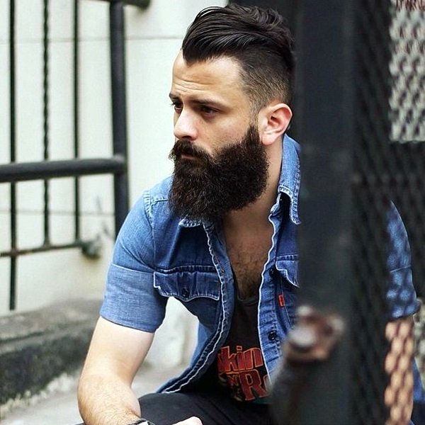 Cute Short and Full Beard Styles for Men (4)