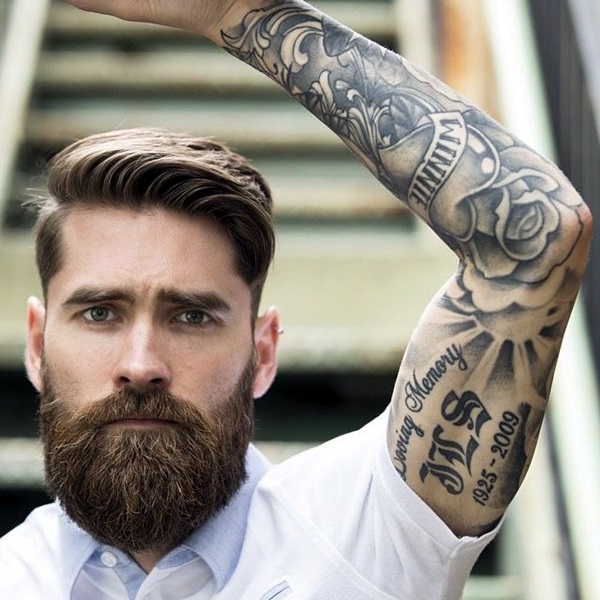 Cute Short and Full Beard Styles for Men (4)