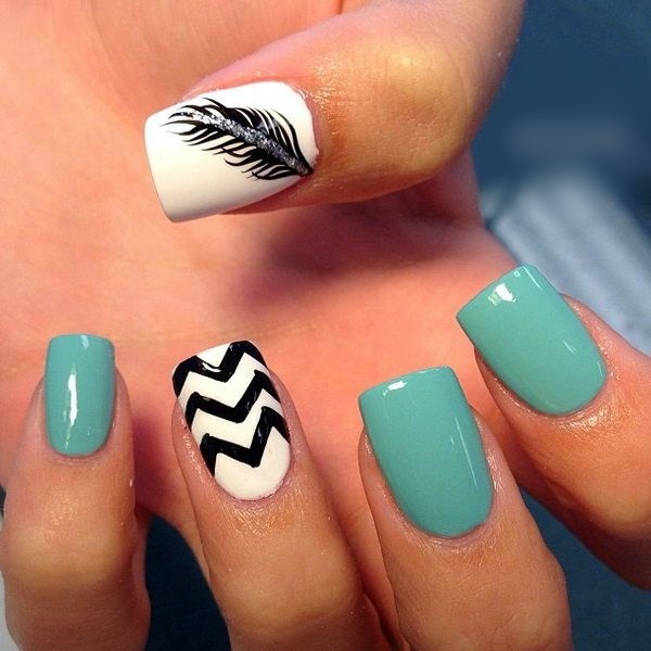 Latest 45 Easy Nail Art Designs for Short Nails 2016