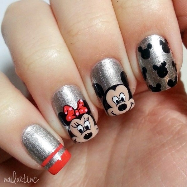 Latest 45 Easy Nail Art Designs for Short Nails 2016