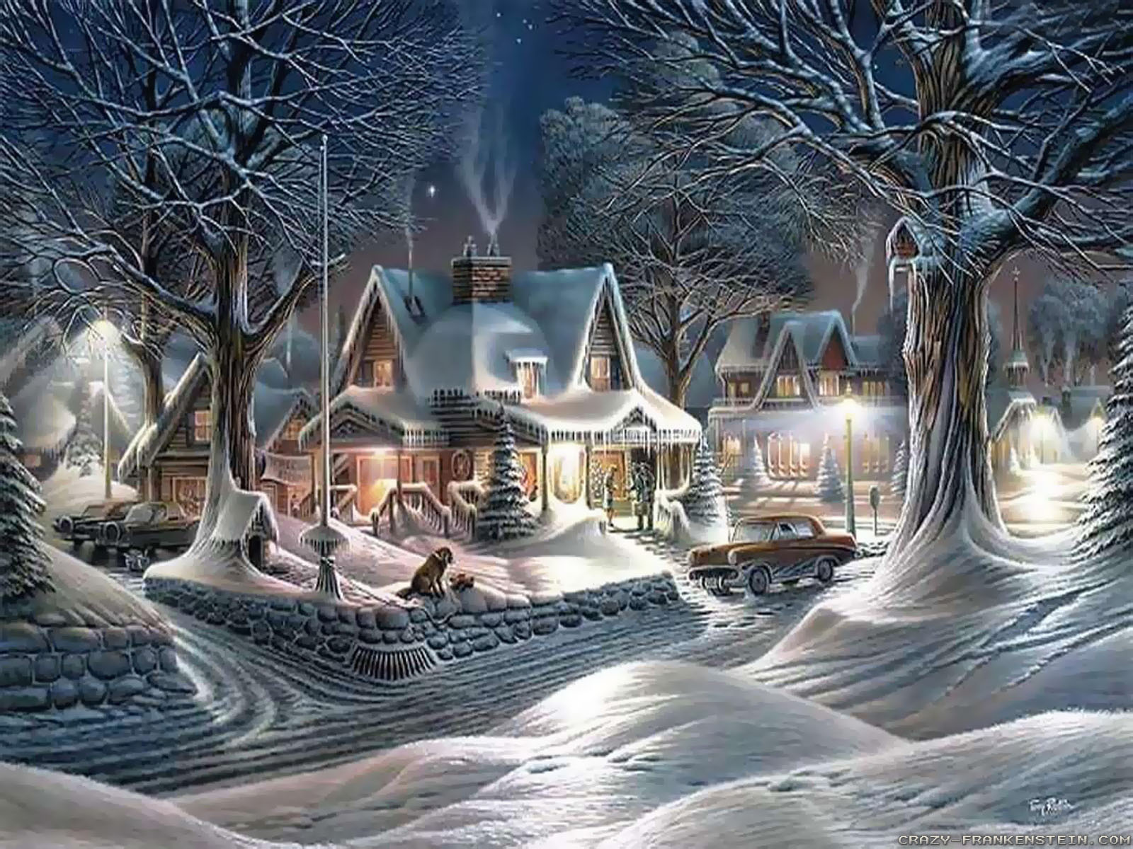 desktop wallpaper christmas animated
