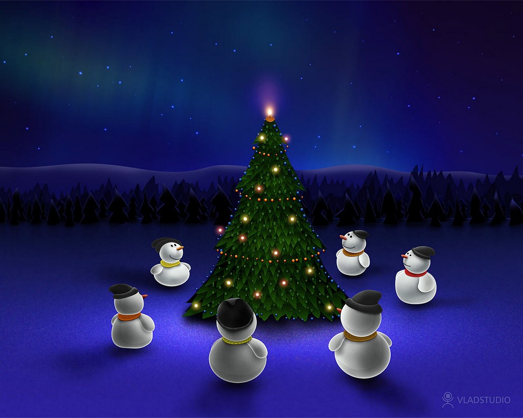 animated desktop wallpaper christmas