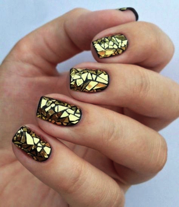 New Years Eve Nails Designs and Ideas