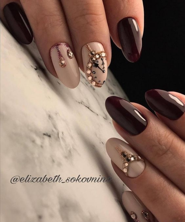 New Years Eve Nails Designs and Ideas