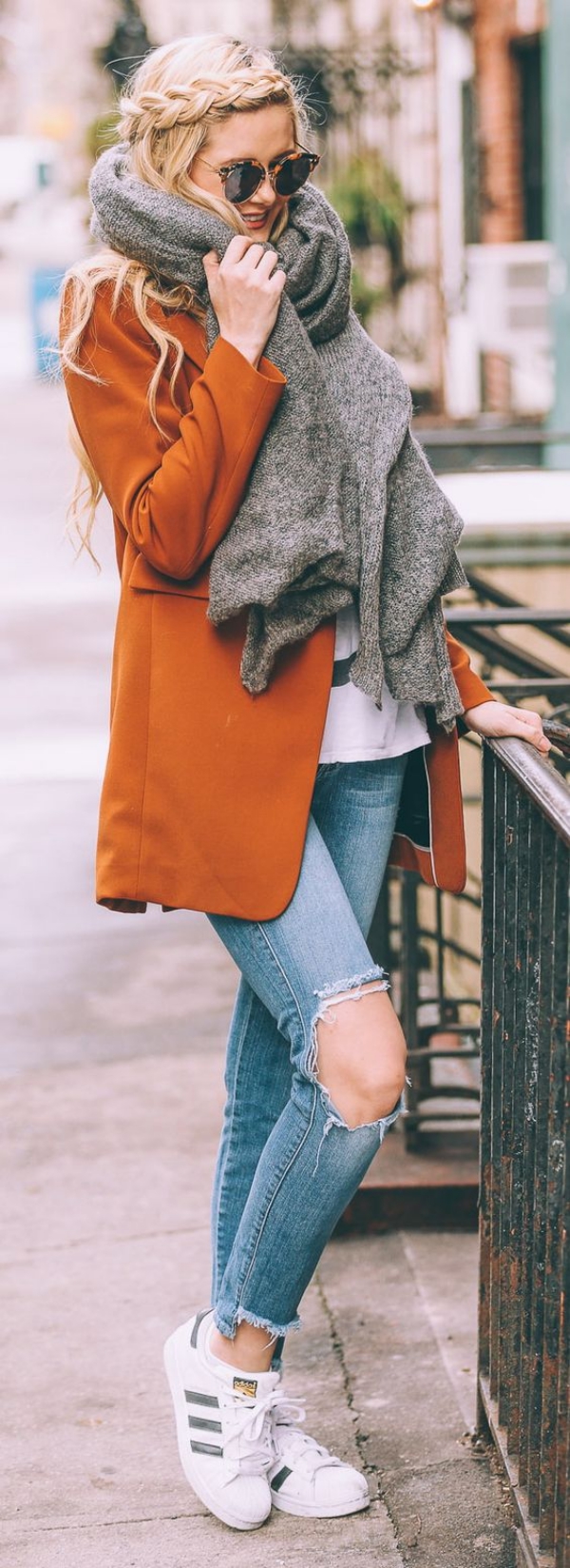 JEANS: Shopbop // TEE: Shopbop // SHOES: Adidas