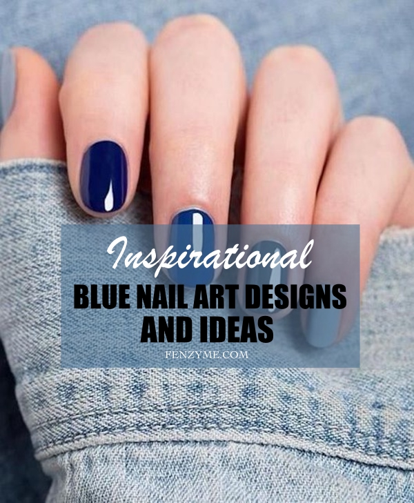 Blue Nail Art Designs and Ideas (1.1)y