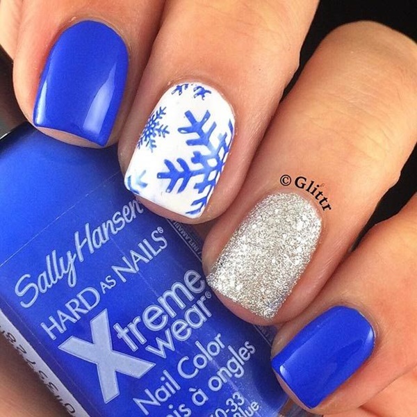 Blue Nail Art Designs and Ideas (1)