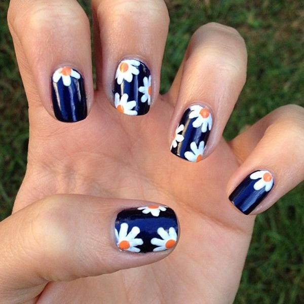 Blue Nail Art Designs and Ideas (16)