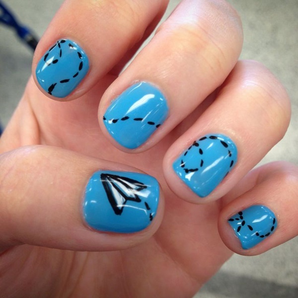 45 Inspirational Blue Nail Art Designs And Ideas Fashion Enzyme