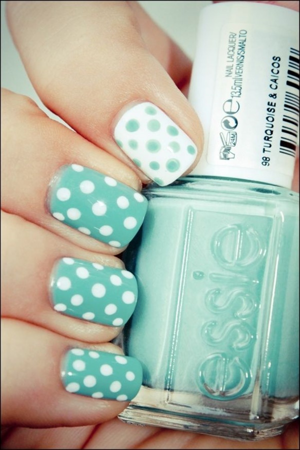 Blue Nail Art Designs and Ideas (30)