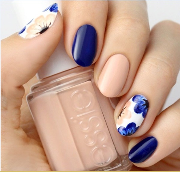 Blue Nail Art Designs and Ideas (4)