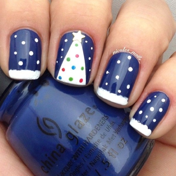 Blue Nail Art Designs and Ideas (46)