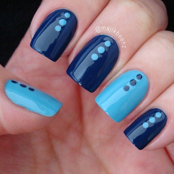 Blue Nail Art Designs and Ideas (47)