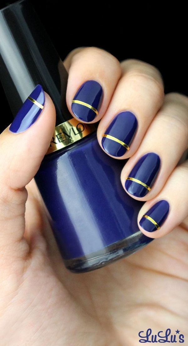 Blue Nail Art Designs and Ideas (5)