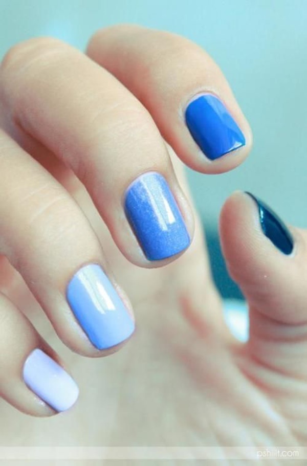 Blue Nail Art Designs and Ideas (52)