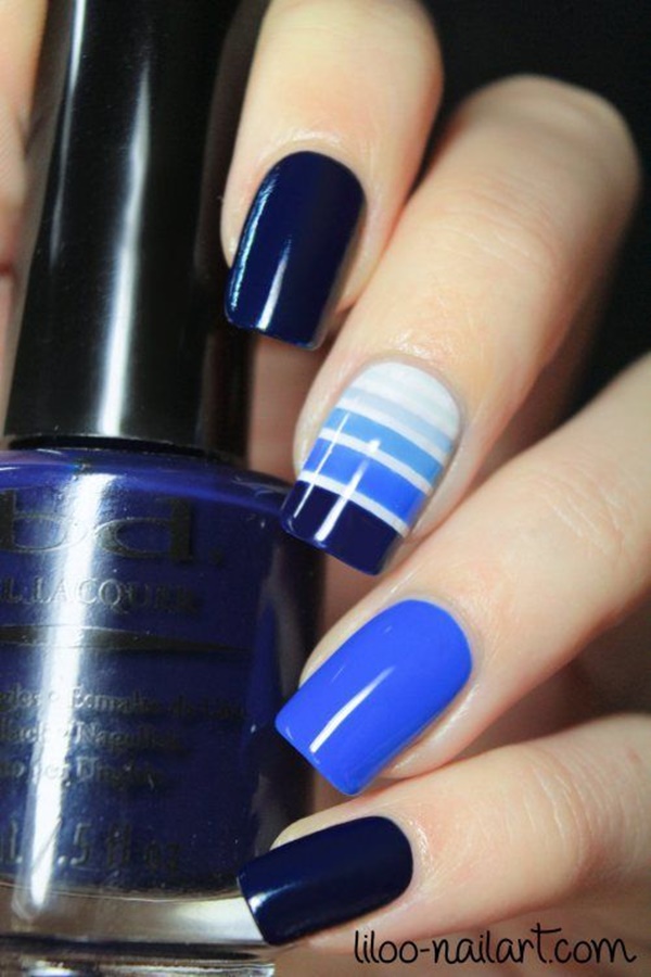 Blue Nail Art Designs and Ideas (57)