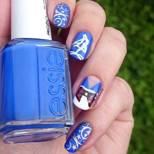 Blue Nail Art Designs and Ideas (6)