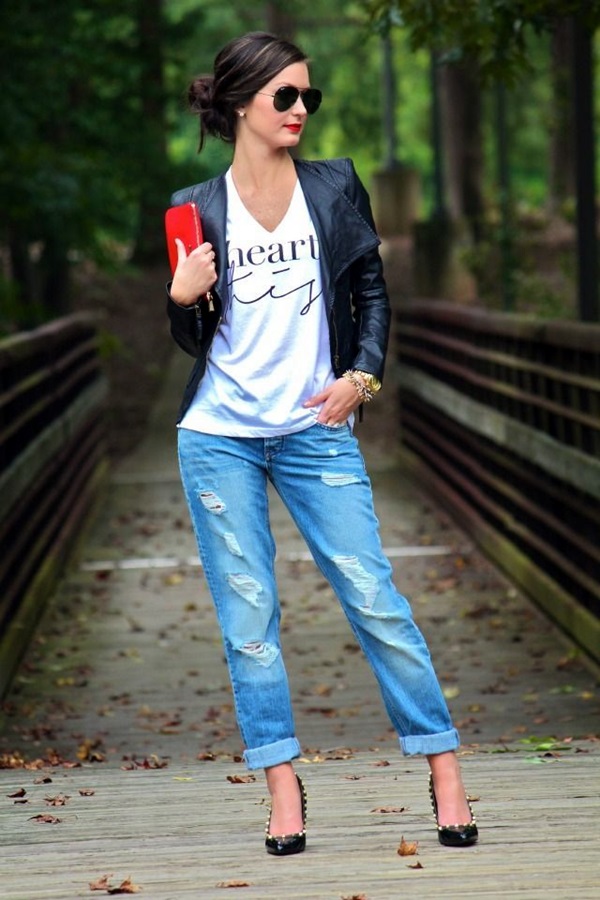 Boyfriend Jeans Outfits Ideas (15)