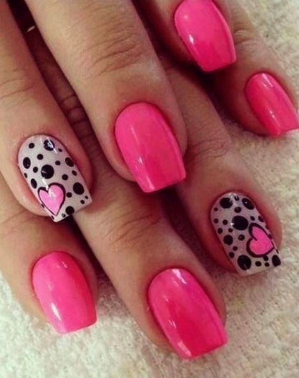 Cute Valentine Nail Art Designs00003