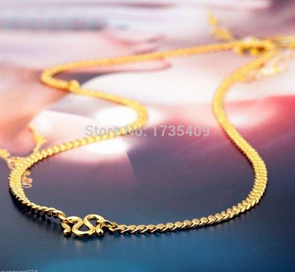 Cute and Simple Gold Necklace Designs (1)