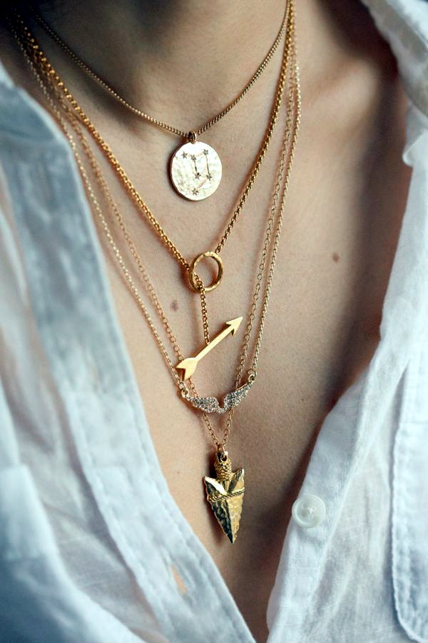 Cute and Simple Gold Necklace Designs (13)