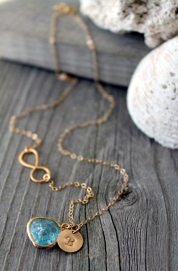 Cute and Simple Gold Necklace Designs (2)