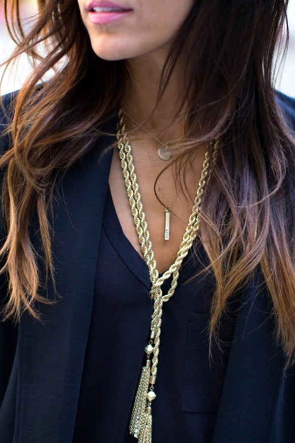 Cute and Simple Gold Necklace Designs (2)