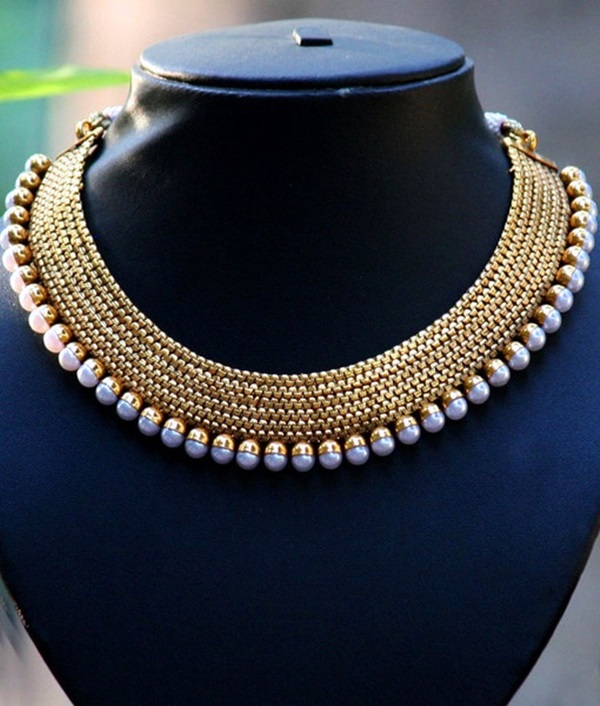 Cute and Simple Gold Necklace Designs (29)