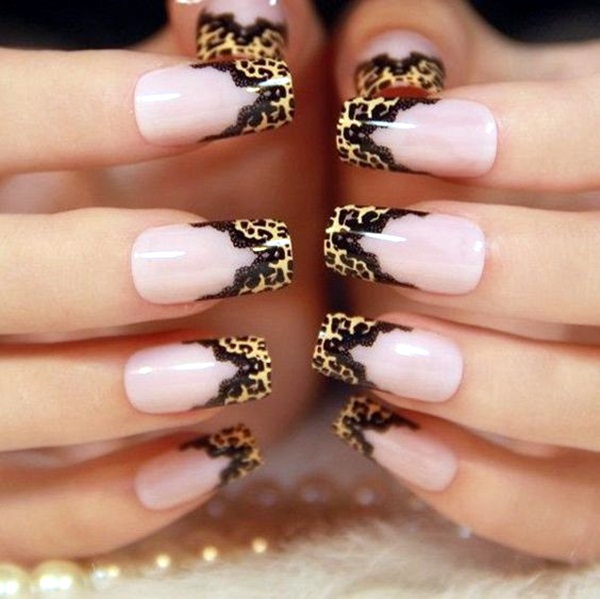 Leopard Prints Nail Art (11)