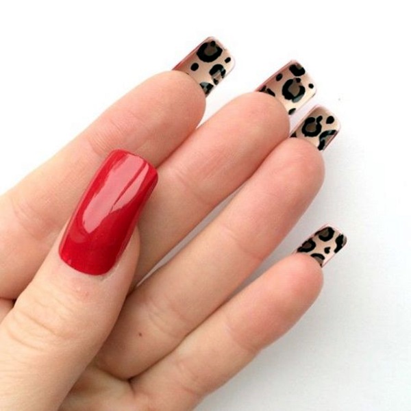 Leopard Prints Nail Art (12)