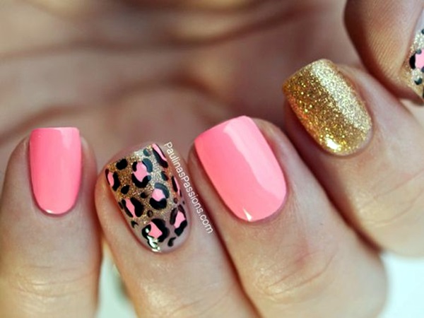 Leopard Prints Nail Art (16)