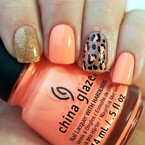 Leopard Prints Nail Art (19)