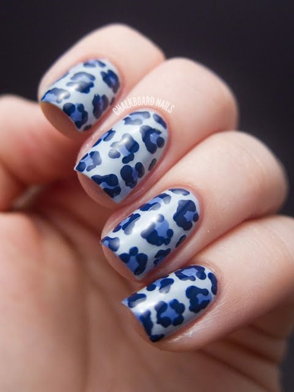 Leopard Prints Nail Art (2)