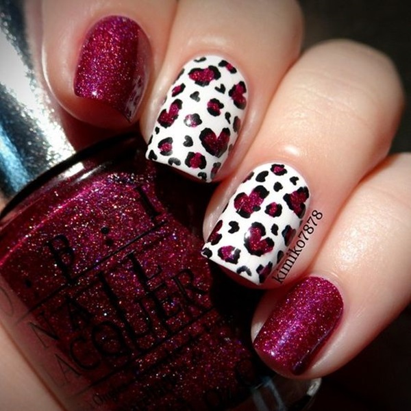 Leopard Prints Nail Art (22)