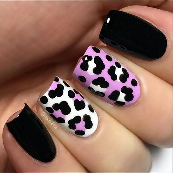 Leopard Prints Nail Art (24)