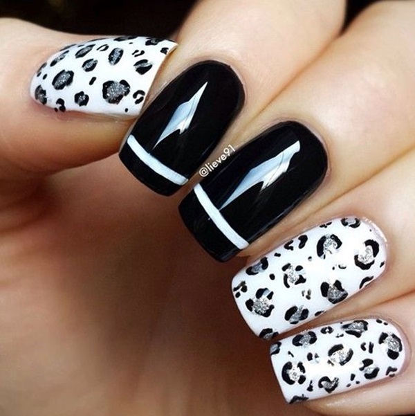 Leopard Prints Nail Art (4)