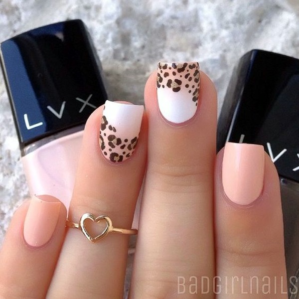 Leopard Prints Nail Art (5)