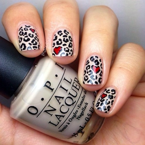 Leopard Prints Nail Art (7)