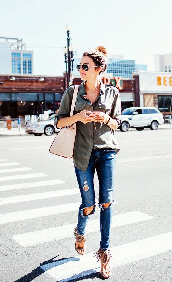 45 Ripped Jeans Outfit Ideas Every Stylish Girl Should Try Fashion Enzyme