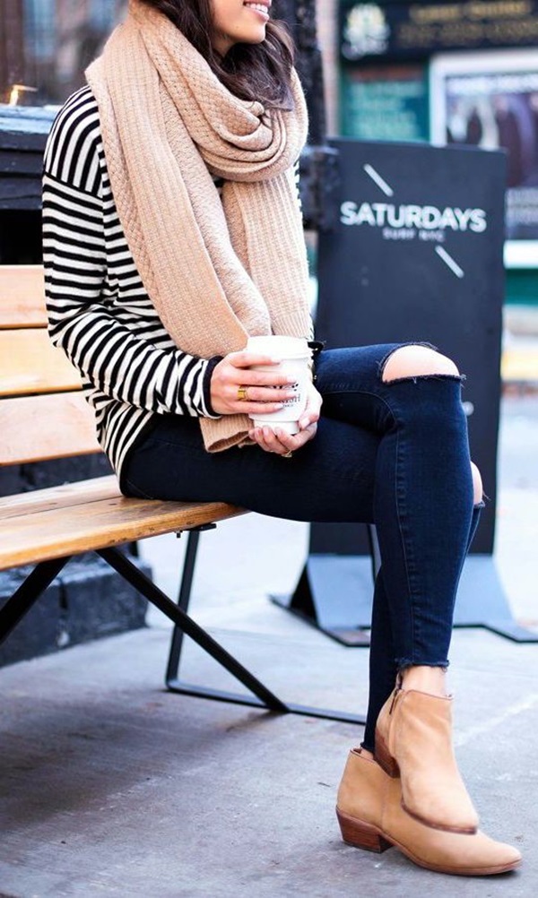 Ripped Jeans Outfit Ideas (9)