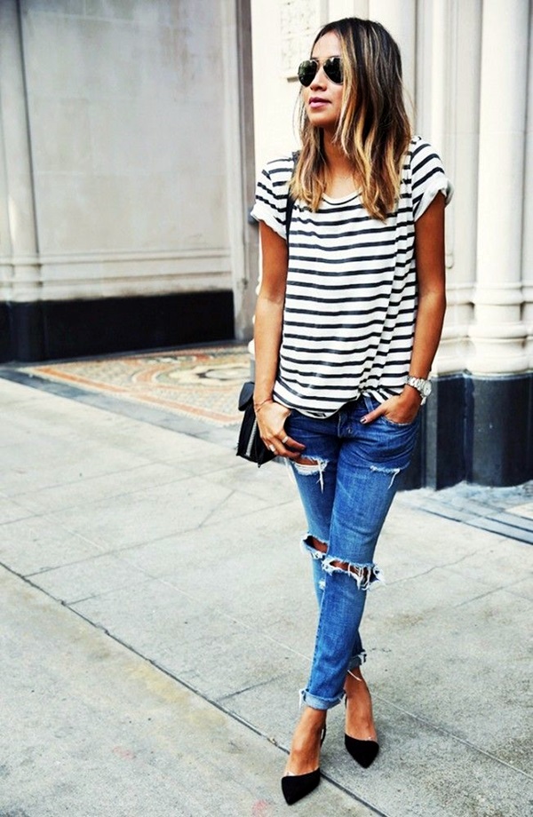 Ripped Jeans outfit ideas (27)