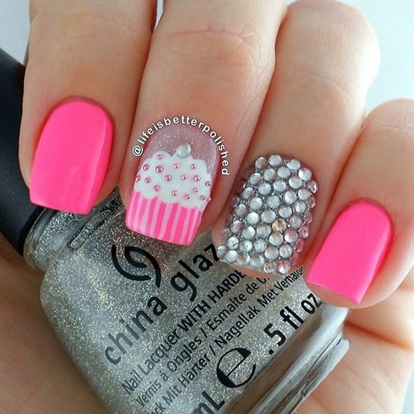 Sparkle Nails Design (2)